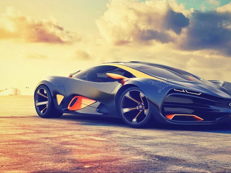 машина, лада, lada, спорткар, гонка, облака, небо