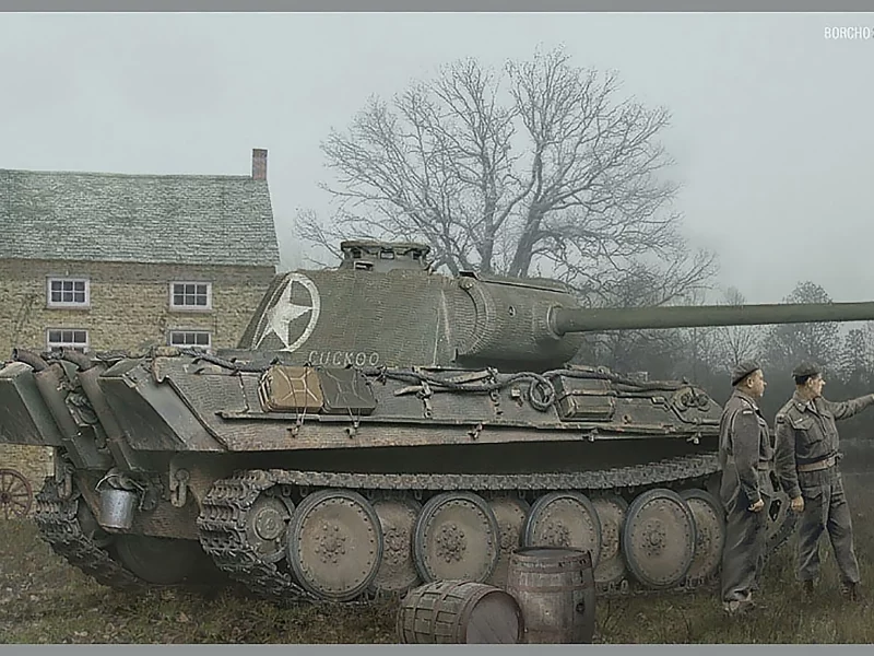 пантера, трофей, союзники, panzer5, panther, cuckoo, tank, military, weapon, gun, soldier, military, tanks, weapon, work, photo, battle