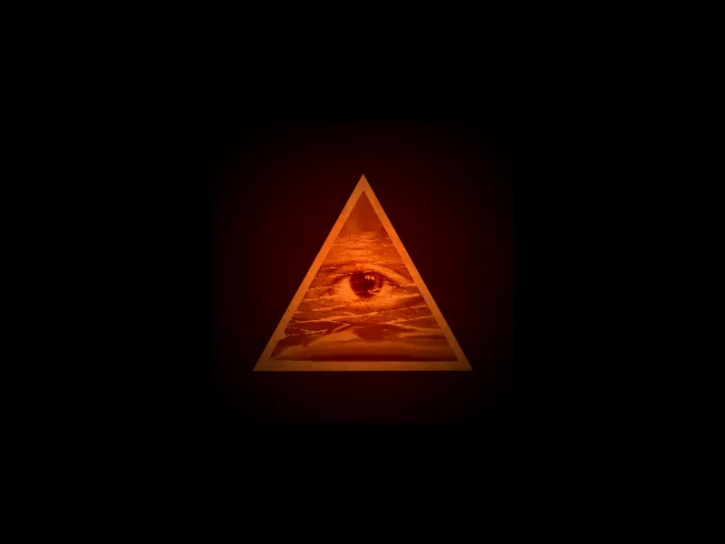 глаз, минимализм, pyramid, пирамида, abstract