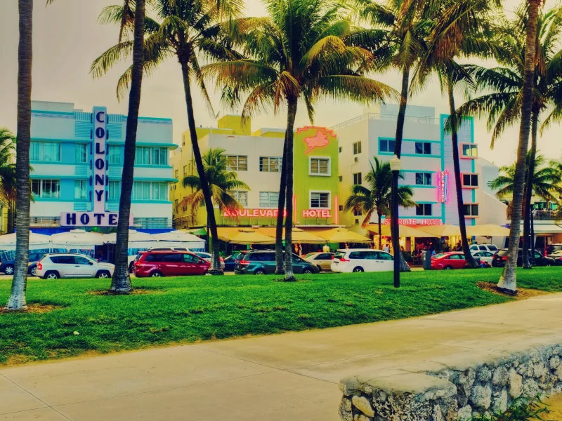 гостиницы, майами, florida, флорида, miami, south beach, дома, отели