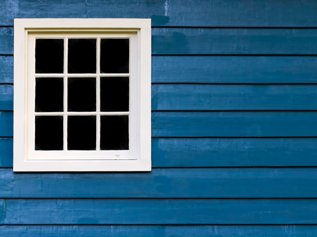 white, window, blue, wood