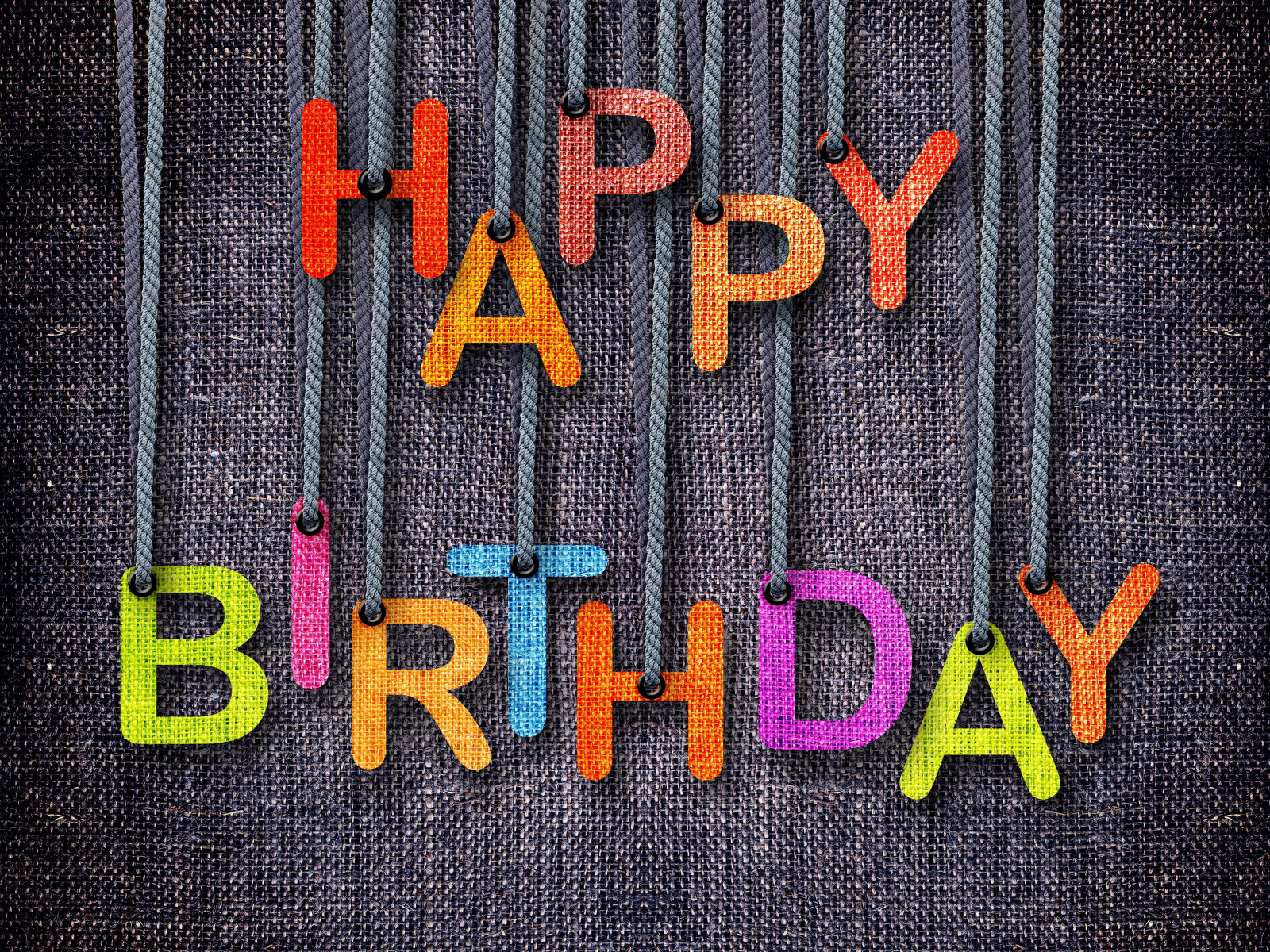 background, jeans, letters, happy, colorful, birthday