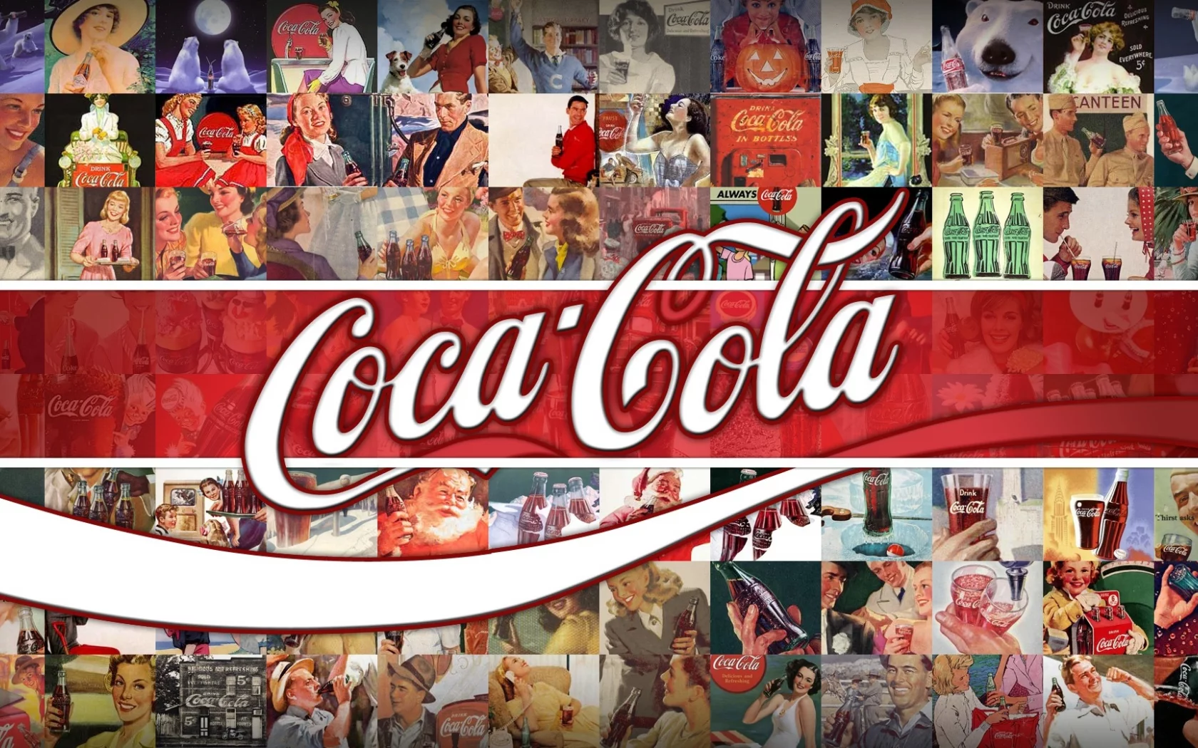 реклама, coca-cola, логотип, классика, фон, напиток, брэнд