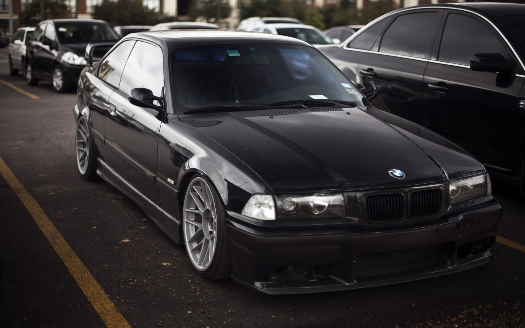 bmw, 3 series, black, bbs, e36, low