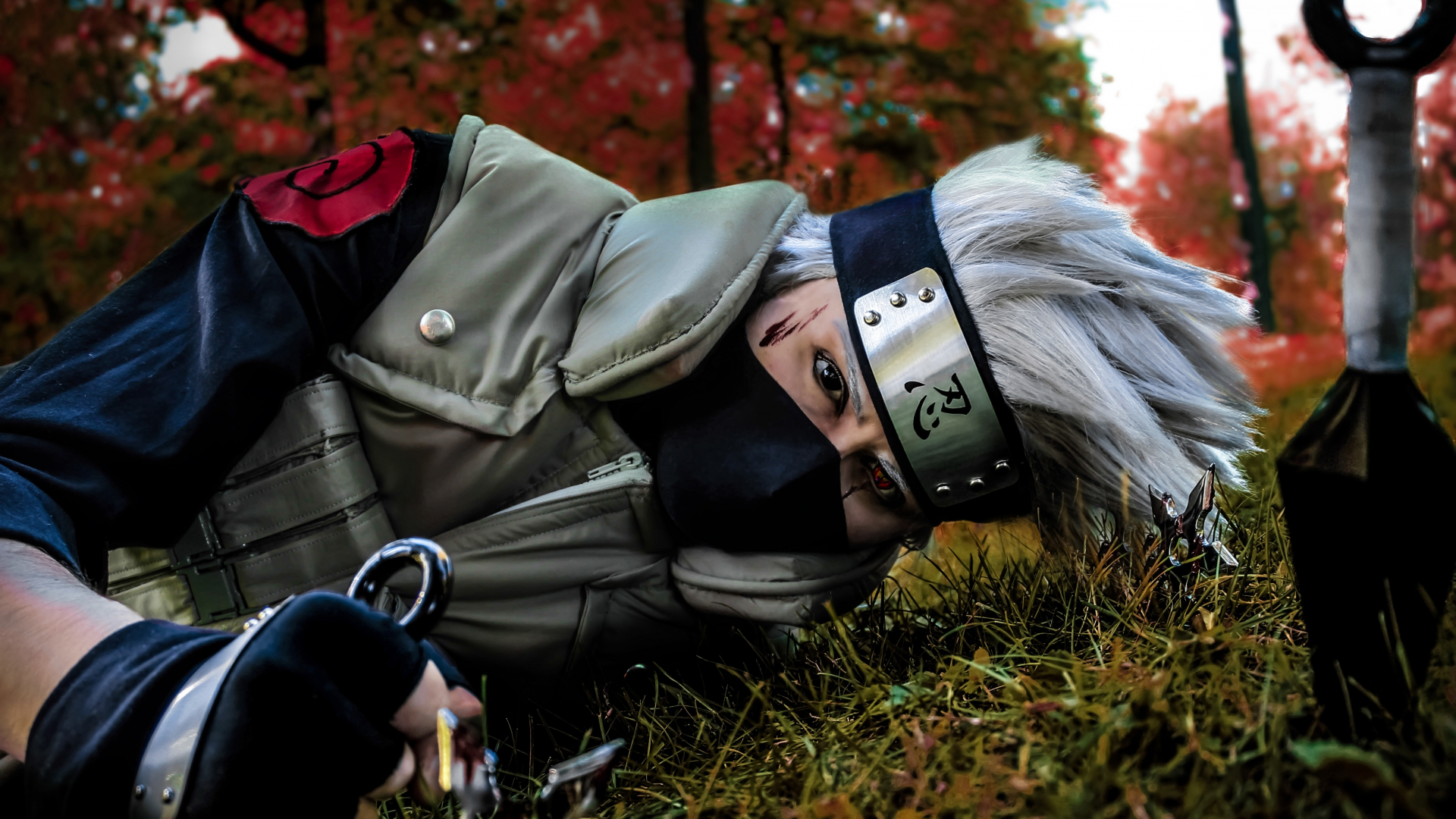 naruto, cosplay, shinobi, hatake kakashi