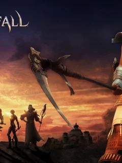 девушка, guildwars, игра