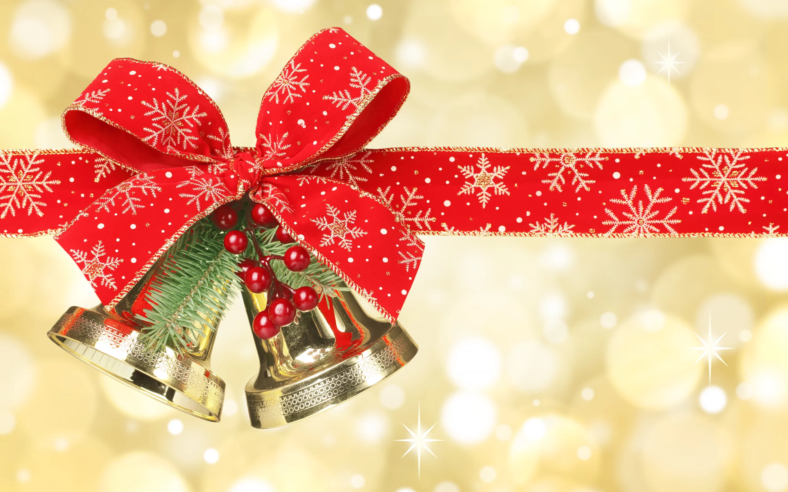 christmas decoration, ornament, cherry, merry christmas, new year, ribbon, bells
