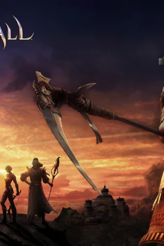 девушка, guildwars, игра