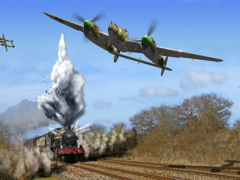 арт, самолёты, американские, локхид p-38, _лайтнинг_