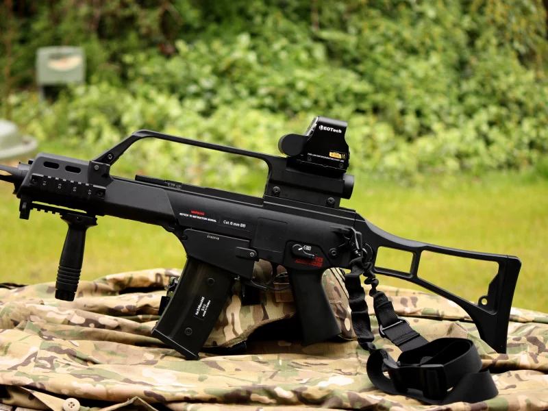 штурмовая, винтовка, автомат, hk g36c, оружие