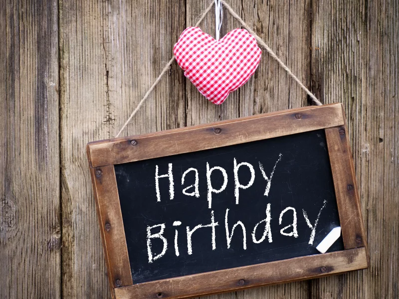 happy, birthday, heart, love, holiday, congratulations, wood