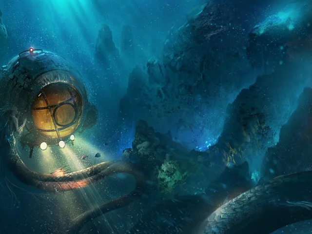 море, морское чудище
