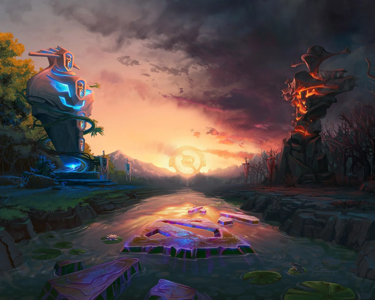 dota 2, река