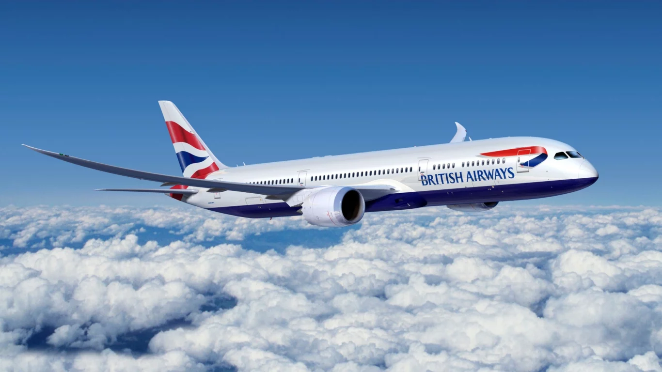 boeing, авиалайнер, 777, british airways, пассажирский, самолет, авиация, самолет, небо, облака