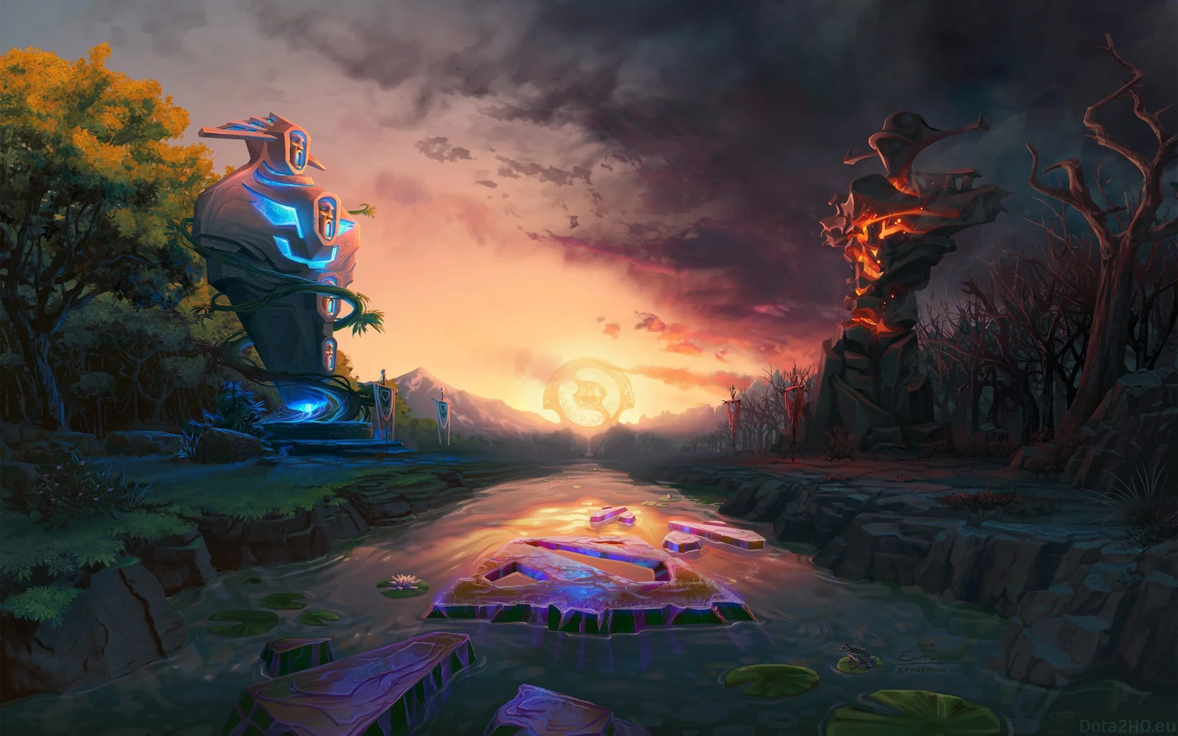 dota 2, река