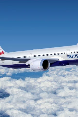 boeing, авиалайнер, 777, british airways, пассажирский, самолет, авиация, самолет, небо, облака