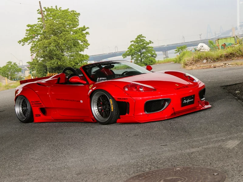 спорткар, тюнинг, ferrari f 360