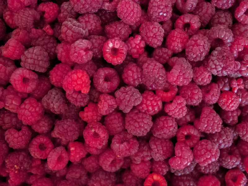 малина, много, ягоды, вкусно