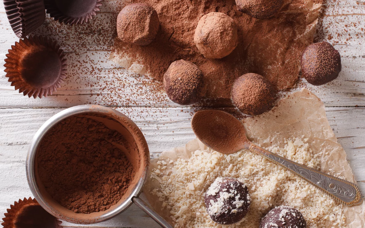 какао, конфеты, сладкое, шоколад
