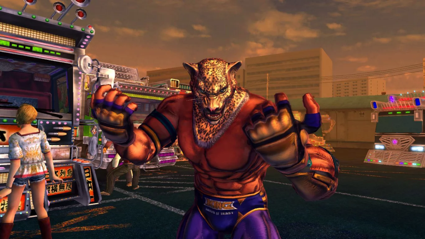 street fighter x tekken, боец, king, стойка, призыв