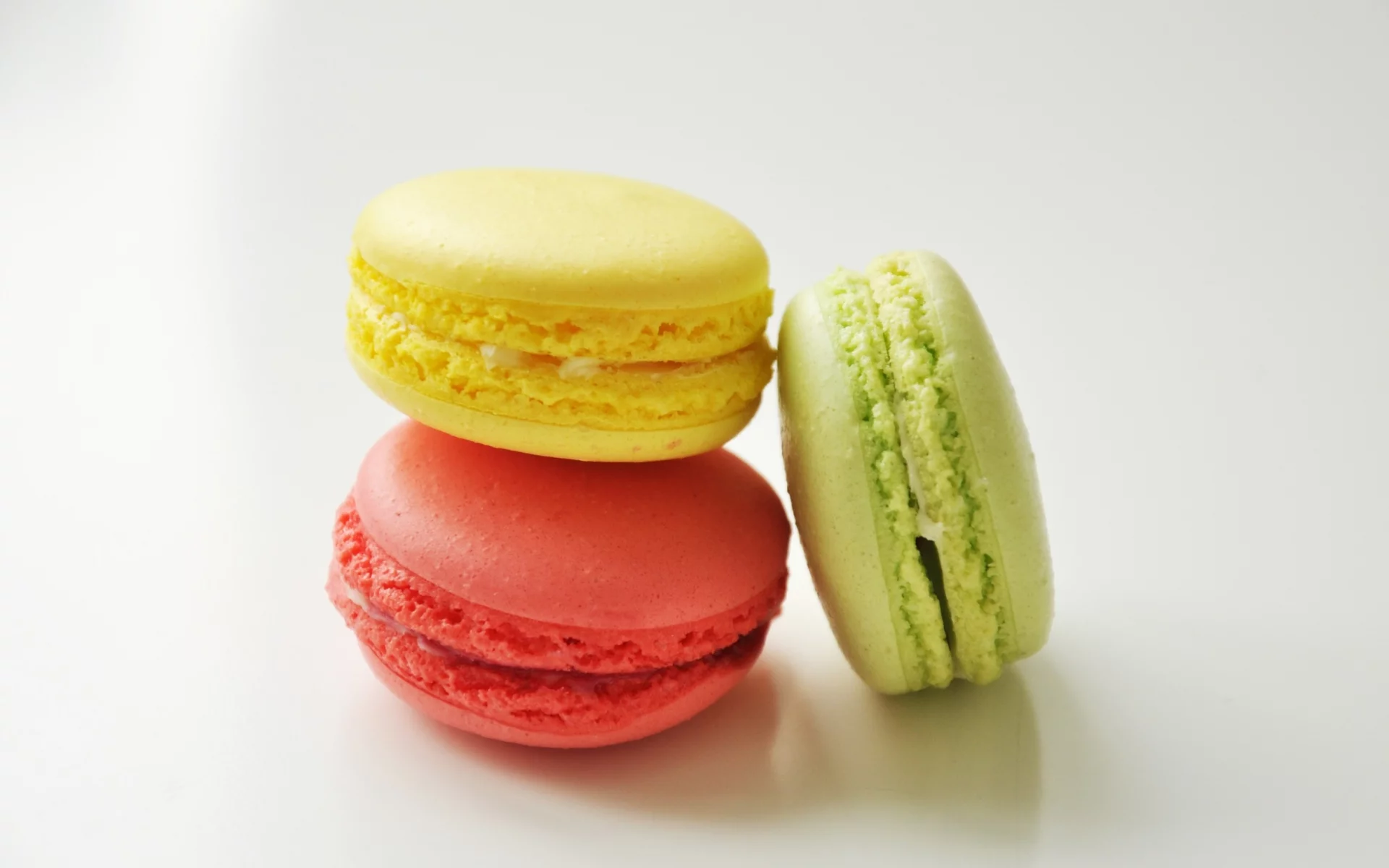 десерт, печенье, macarons, еда