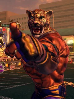 street fighter x tekken, боец, king, стойка, бой
