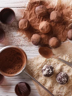 какао, конфеты, сладкое, шоколад