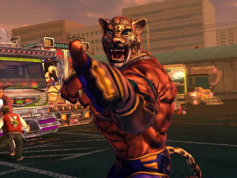 street fighter x tekken, боец, king, стойка, бой