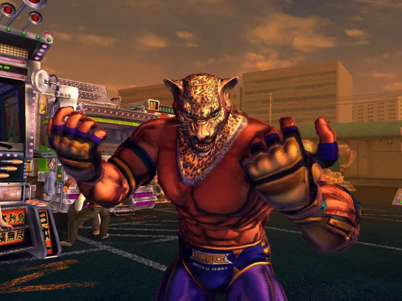 street fighter x tekken, боец, king, стойка, призыв