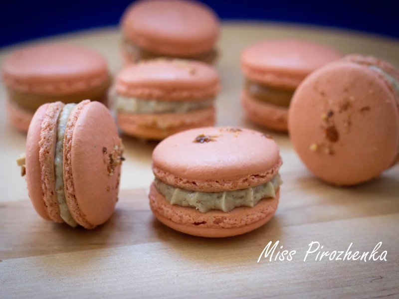 еда, розовый, печенье, выпечка, macaron, крем