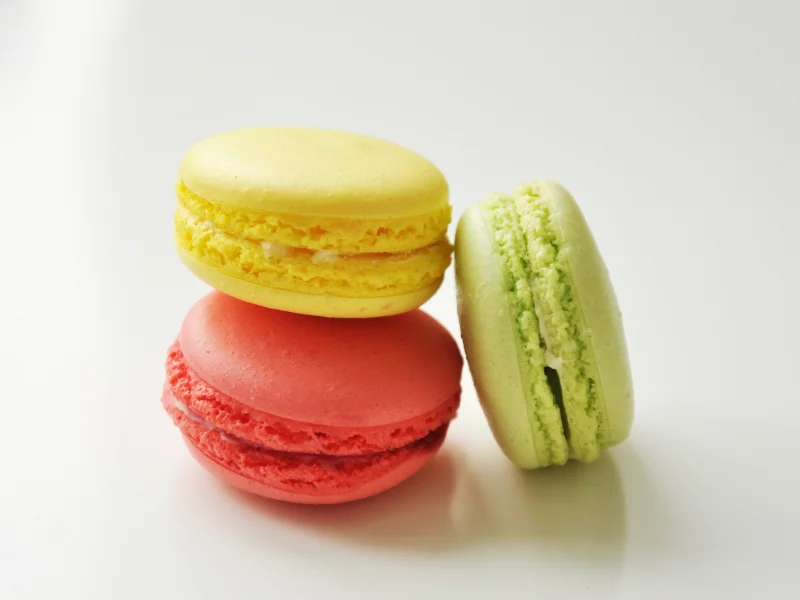 десерт, печенье, macarons, еда