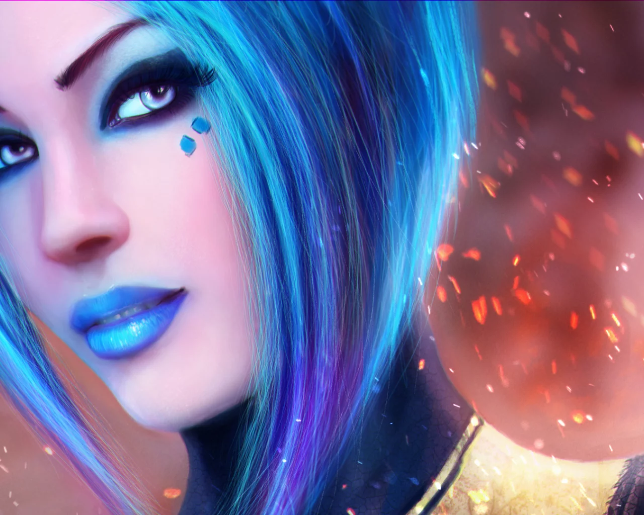 siren, borderlands 2, aya, волосы