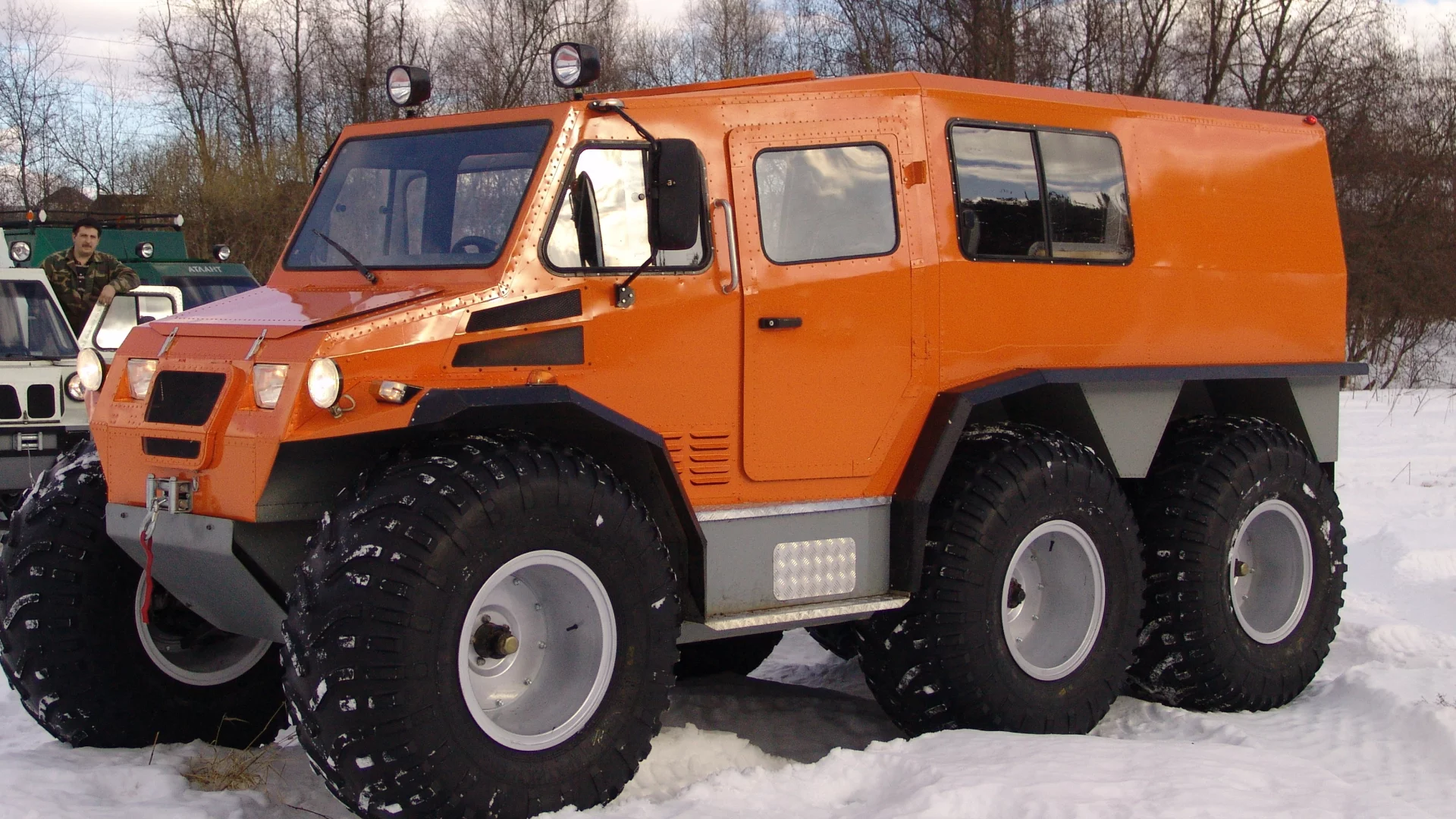 авто, вездеход, вымпел