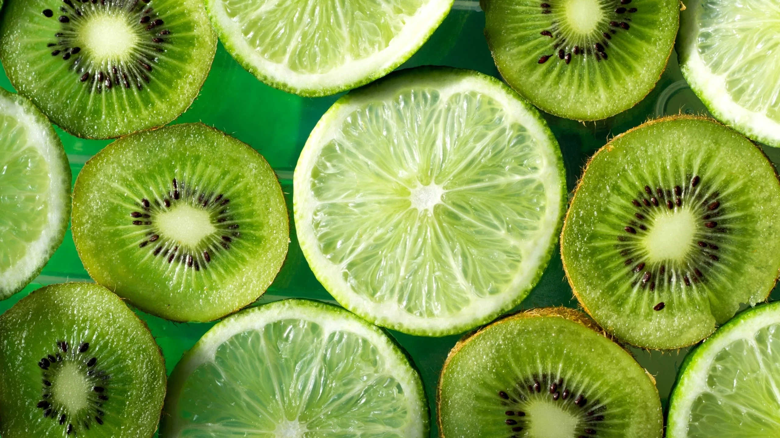 киви, зеленый, фрукты, лайм