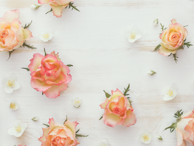 wood, roses, flowers