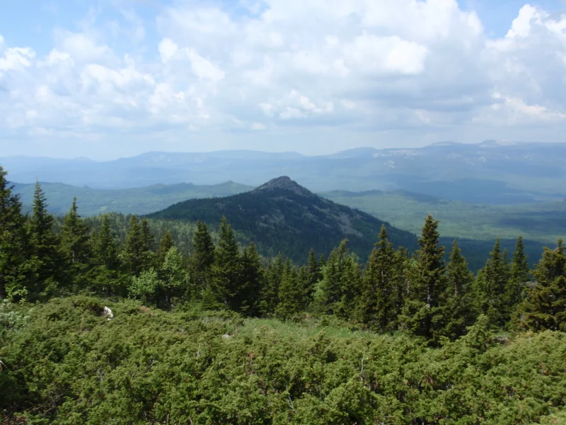 пейзаж, горы, урал, лето, иремель
