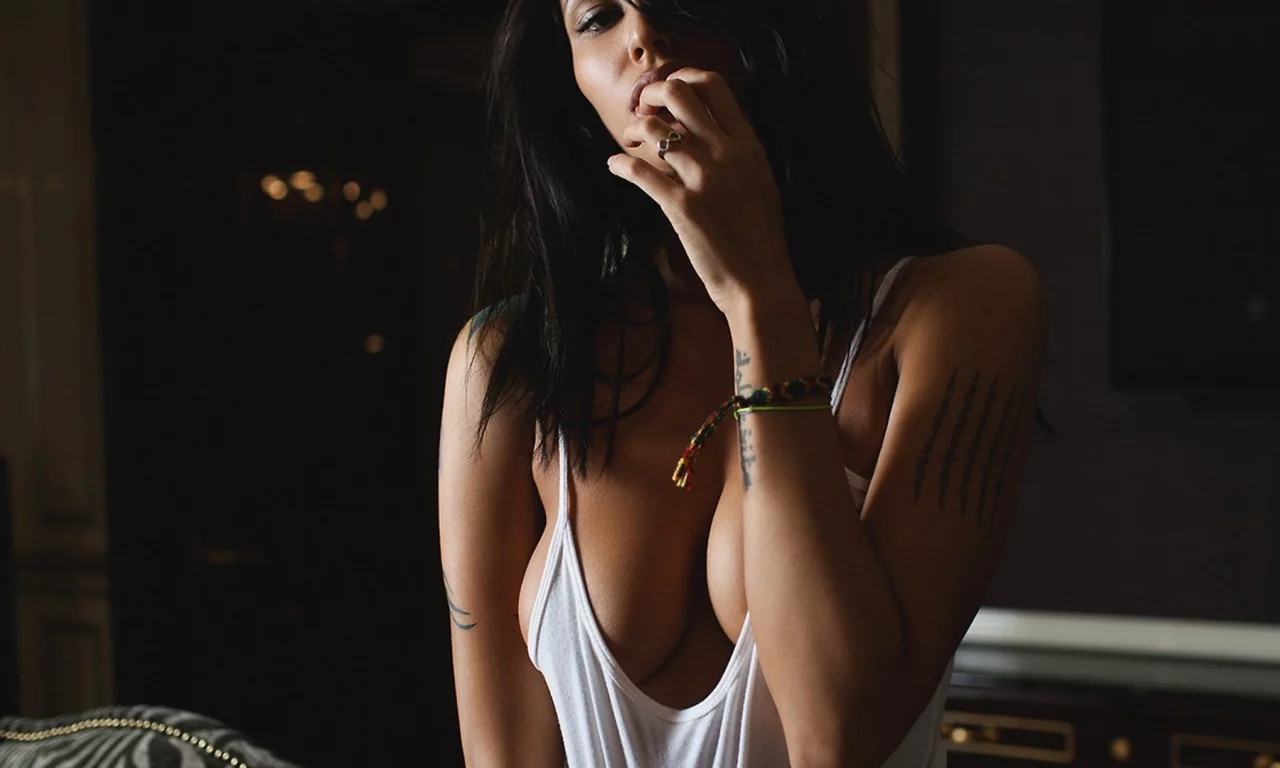 девушка, модель, adrienne levai