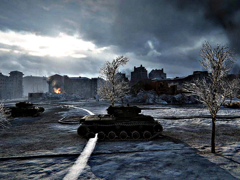 wot, танк, кв 1, бой, город