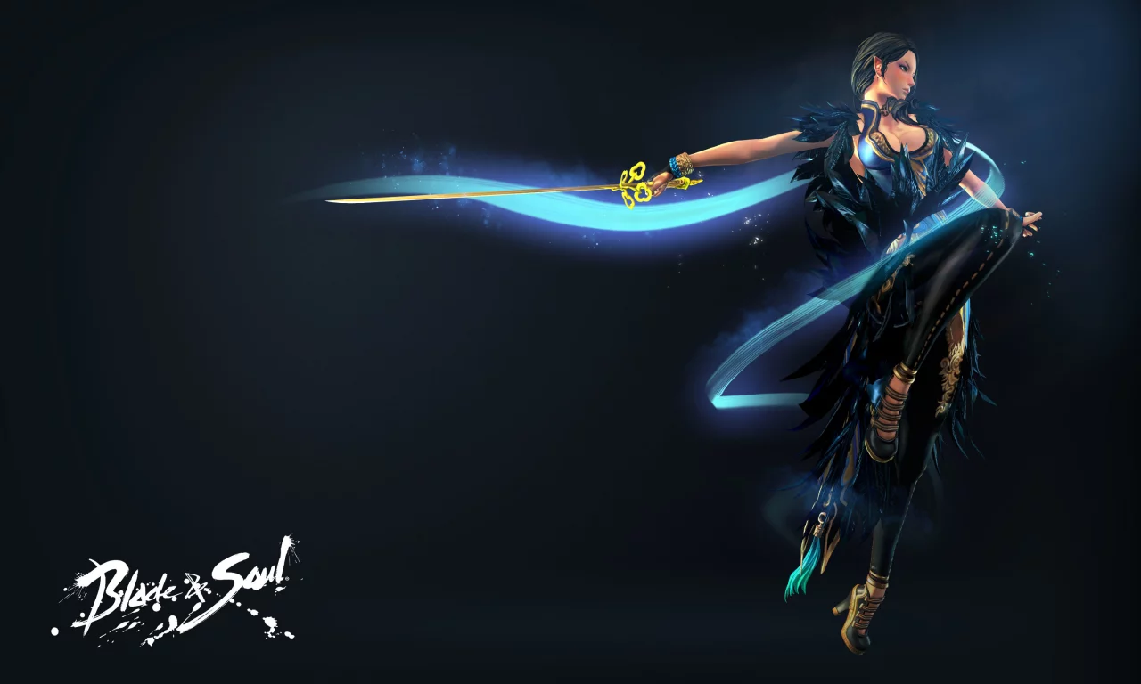 blade and soul, девушка, платье, клинок, blade master, мастер клинка