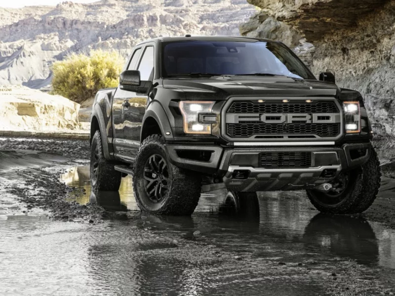 ford, черный, f150, raptor