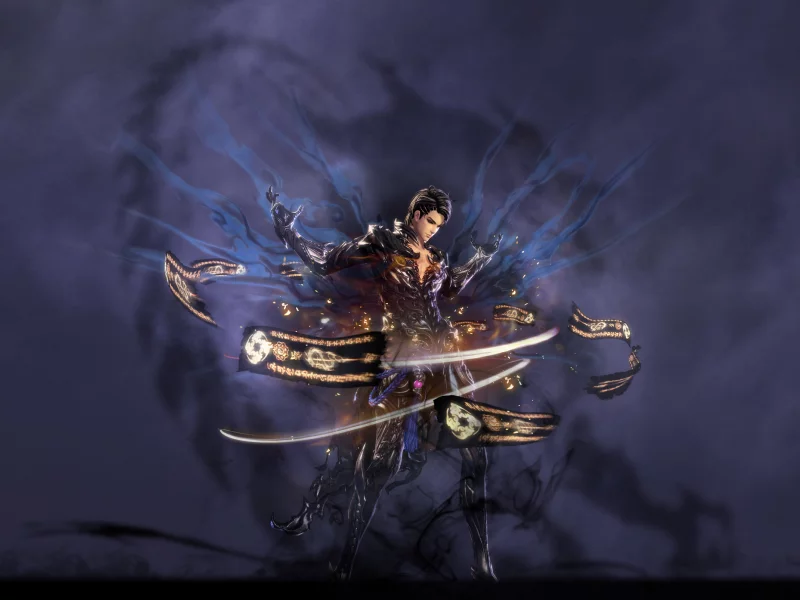 blade and soul, warlock, крылья духов, jin, шэн, варлок, soulburn