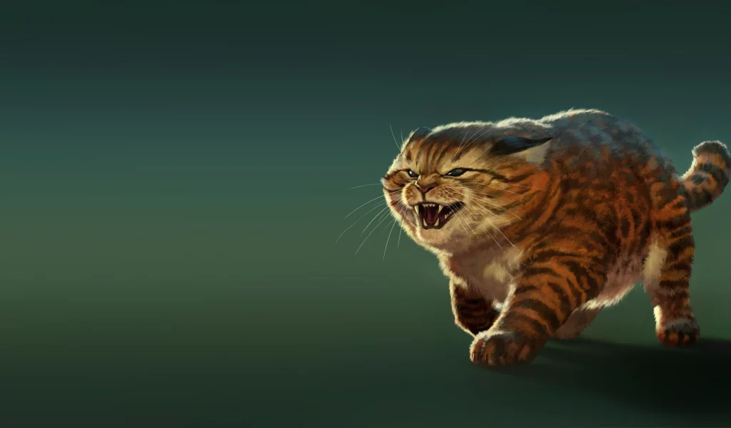 кот, котяра, кошак, арт, характер, настроение, рисунок