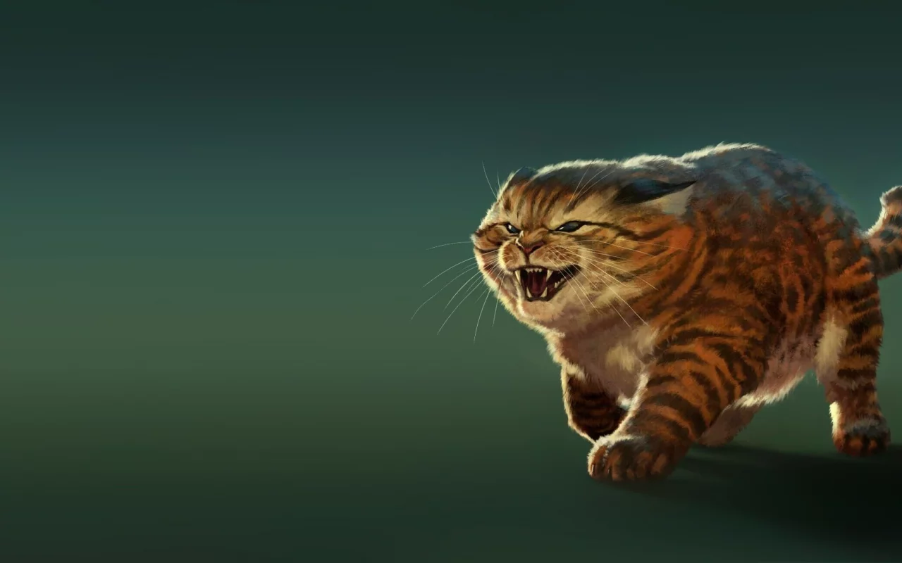 кот, котяра, кошак, арт, характер, настроение, рисунок