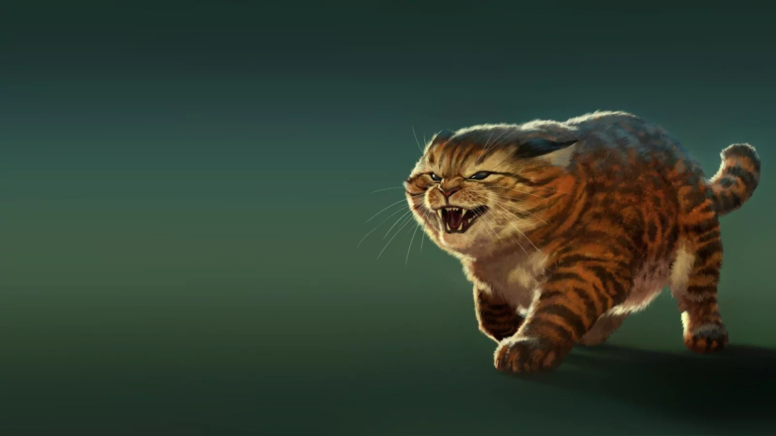 кот, котяра, кошак, арт, характер, настроение, рисунок
