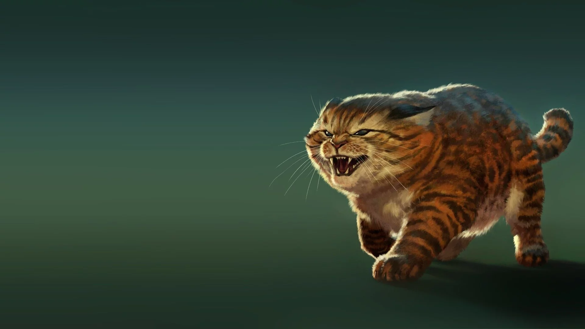 кот, котяра, кошак, арт, характер, настроение, рисунок