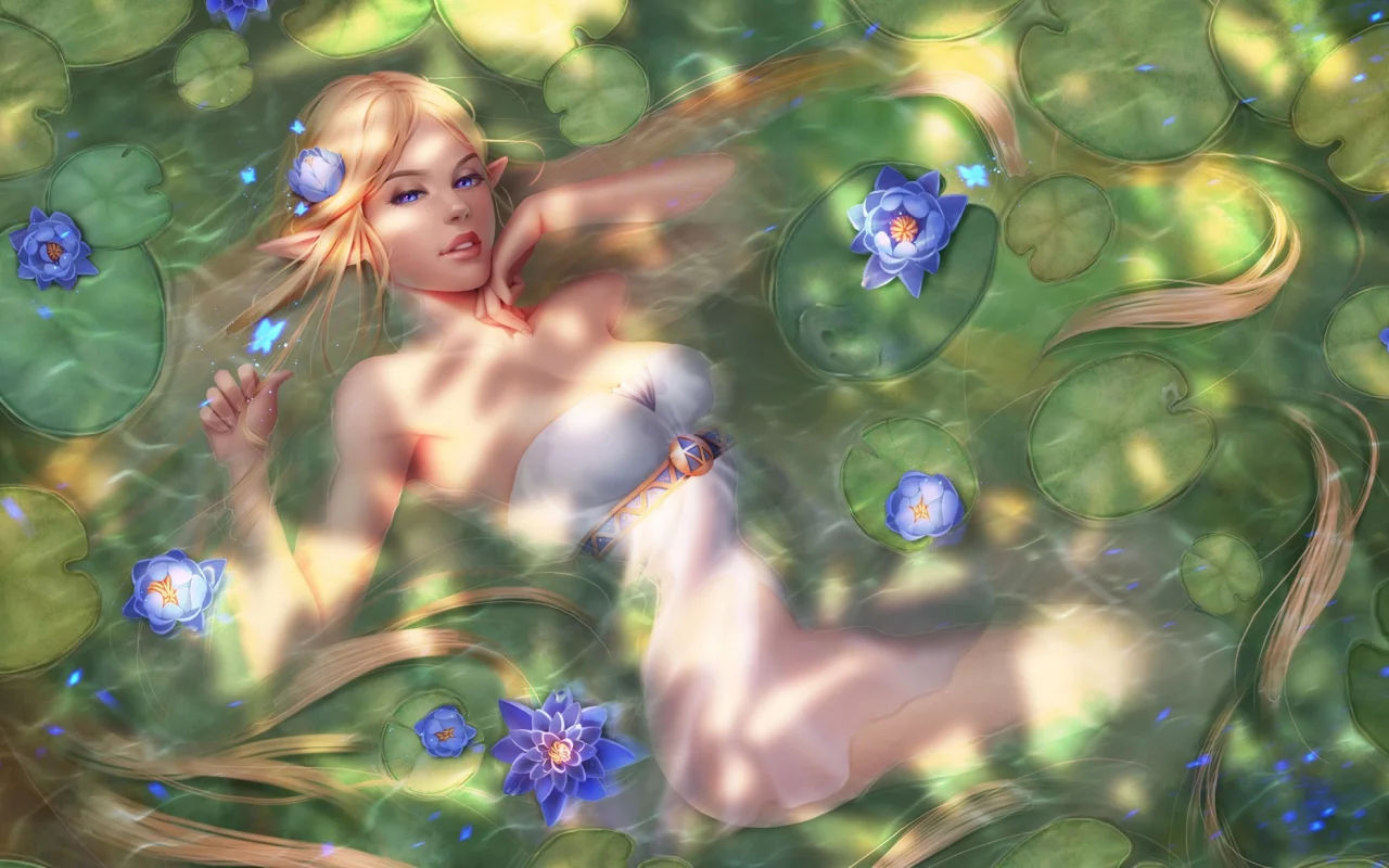 the legend of zelda, девушка, тело, zelda, блондинка, принцесса, арт, nintendo