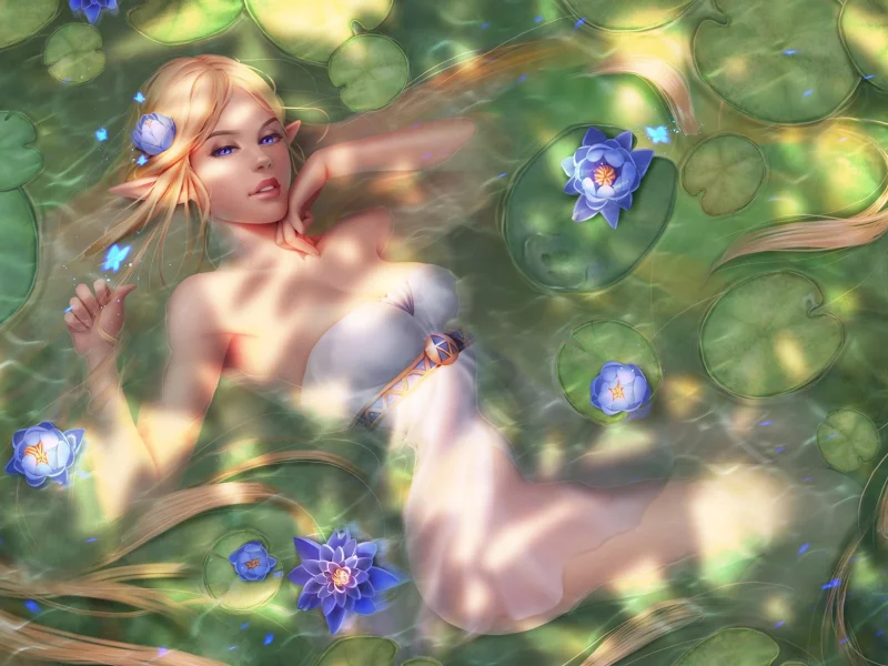 the legend of zelda, девушка, тело, zelda, блондинка, принцесса, арт, nintendo