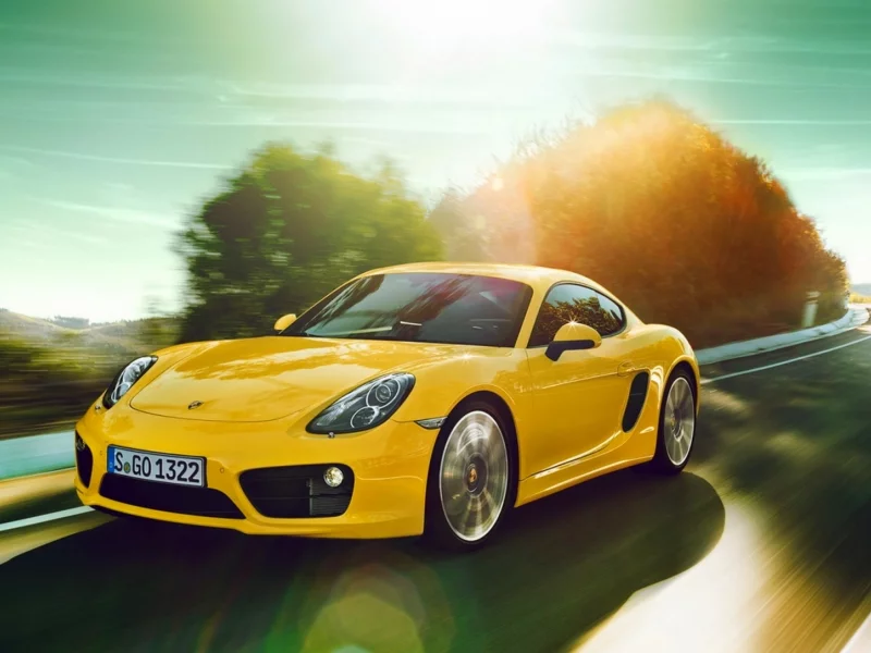 авто, седан, porschе cayman