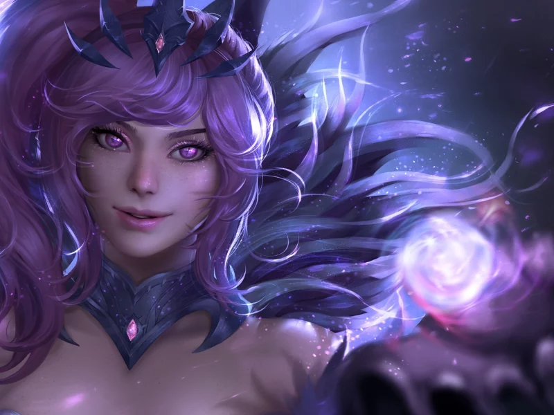 фэнтази, league of legends, магия, девушка