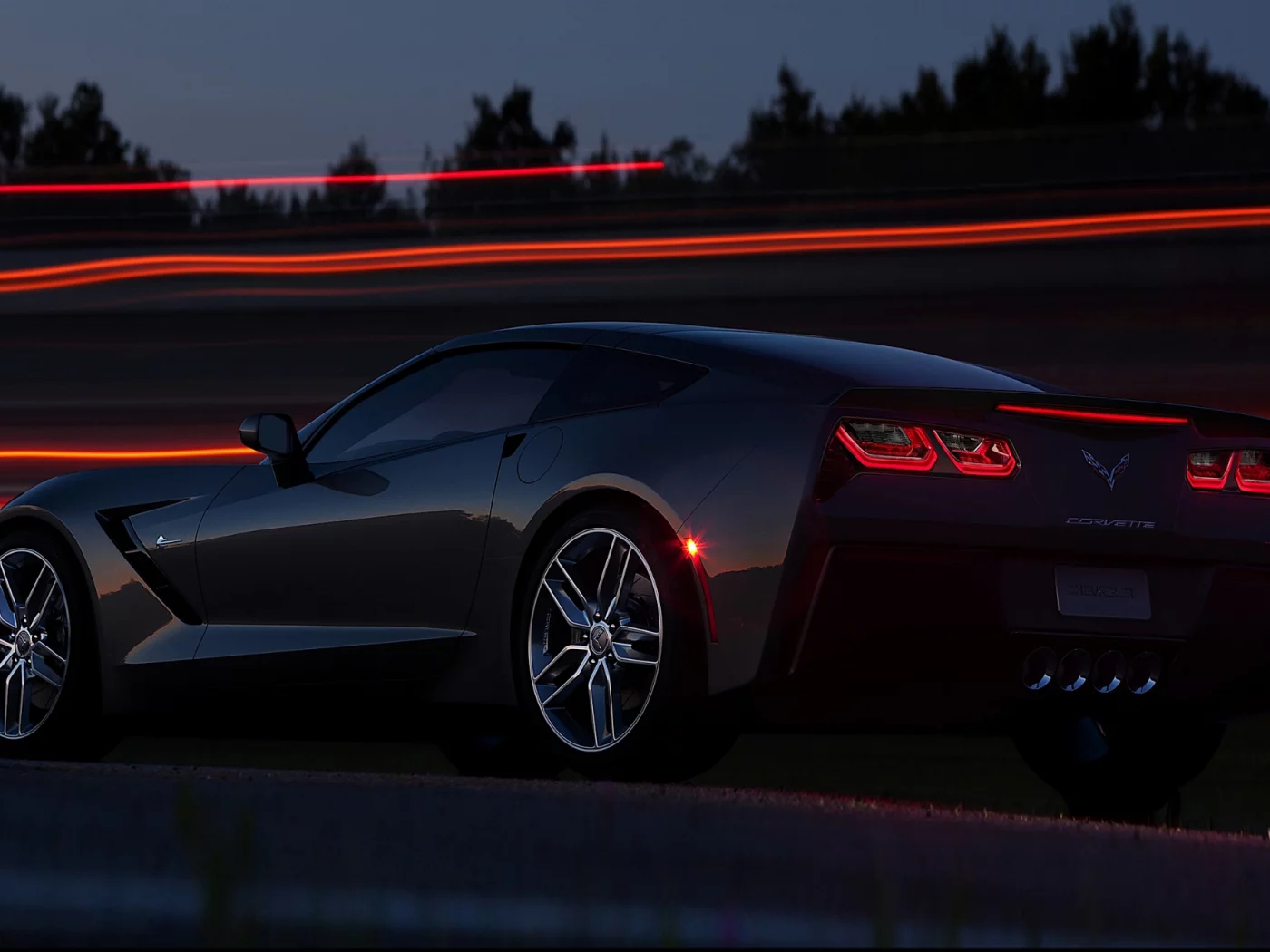 авто, суперкар, chevrolet, corvette, stingray c7